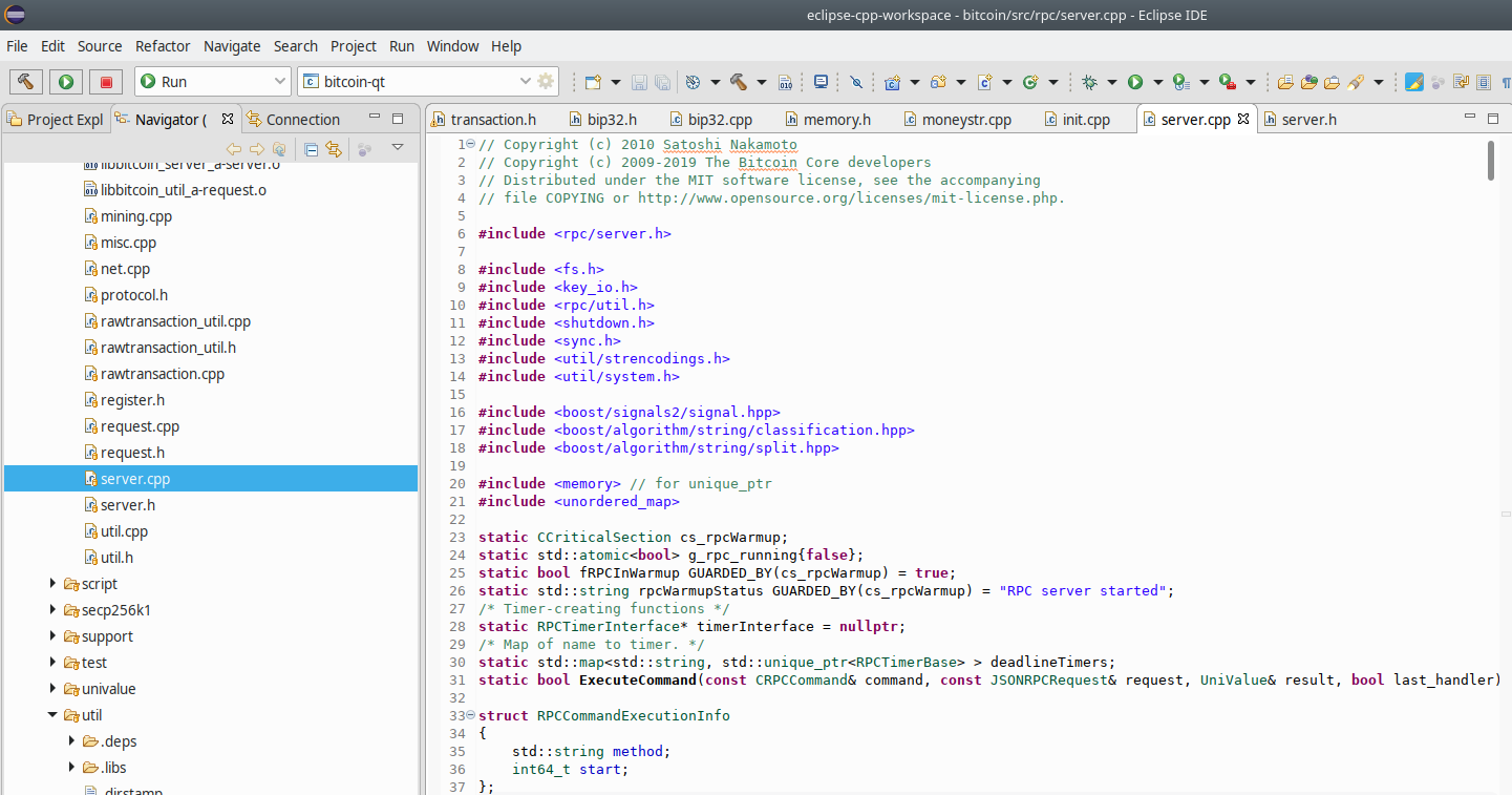 bitcoin Tutorial => Node Configuration