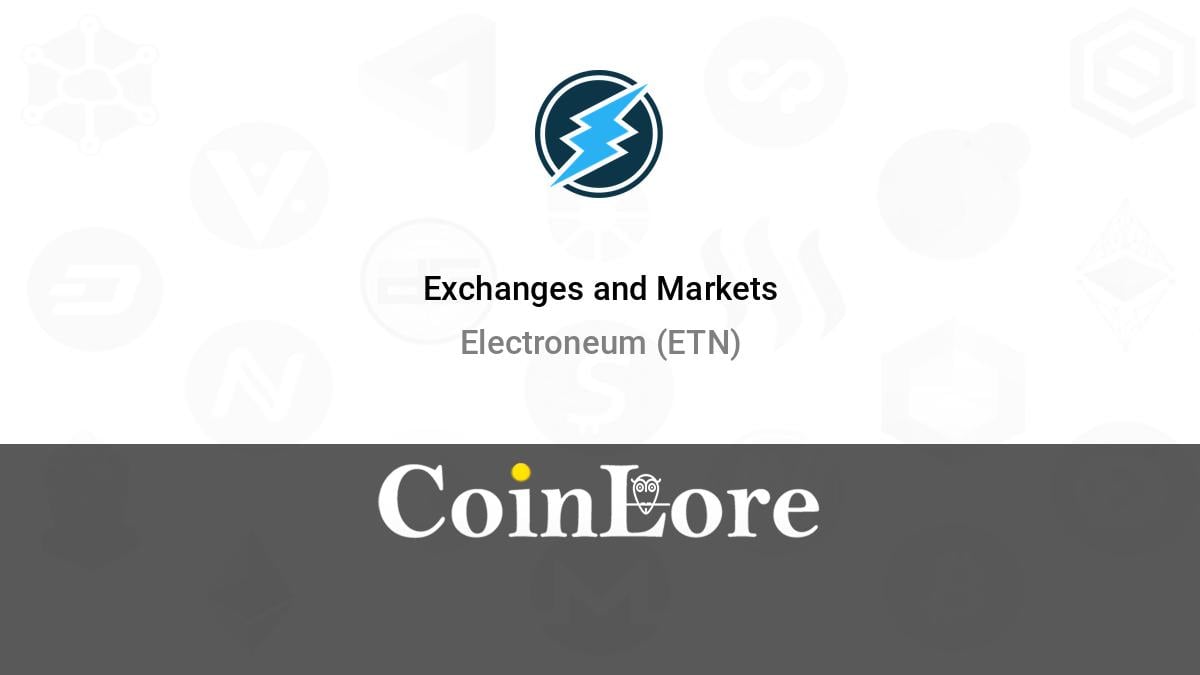 Electroneum to US-Dollar Conversion | ETN to USD Exchange Rate Calculator | Markets Insider