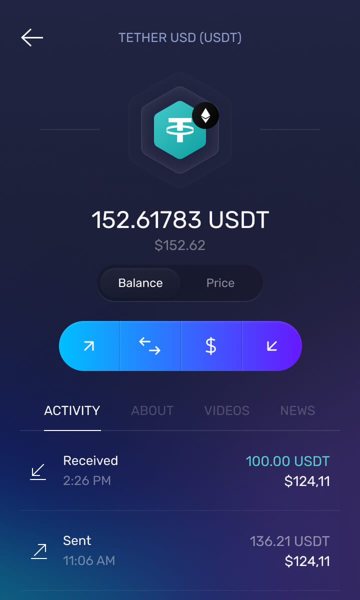 ‎Tether Wallet by Freewallet on the App Store