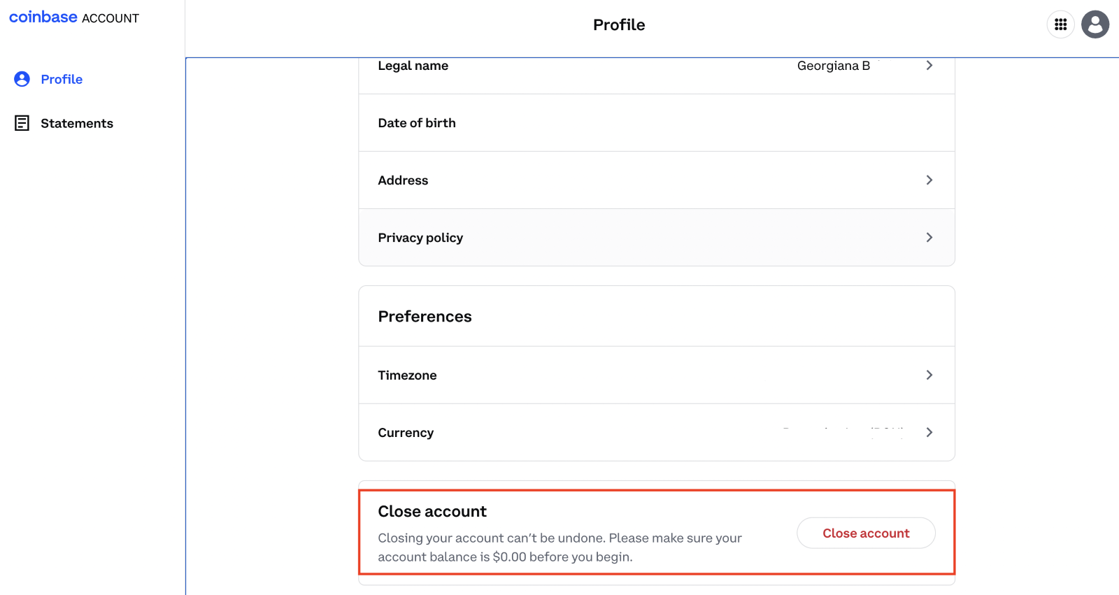 How to Close a Coinbase Account? - Coindoo
