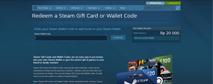 bitcoinlog.fun: Valve Steam Gift Card - $20 : Gift Cards