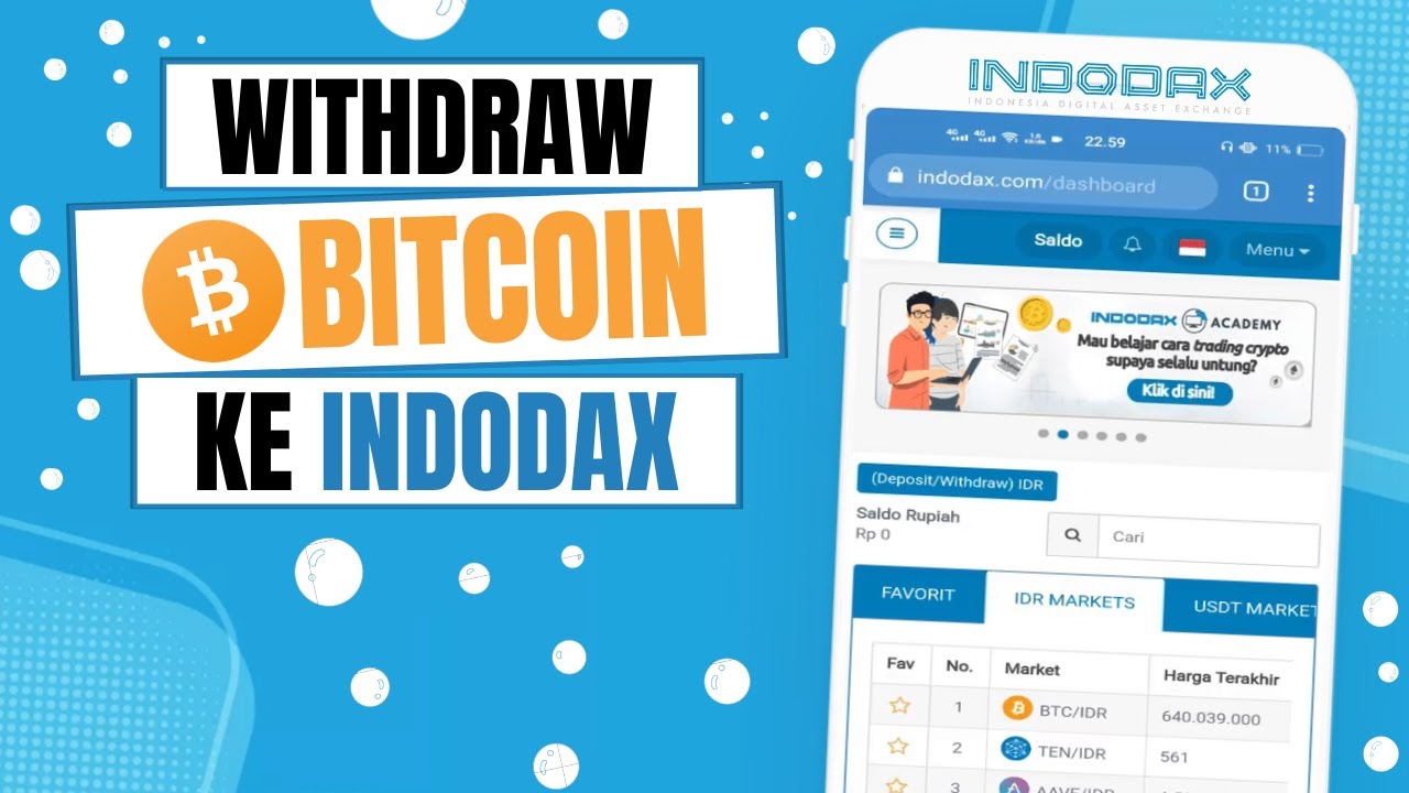 How to Withdraw Money From Indodax - Zengo