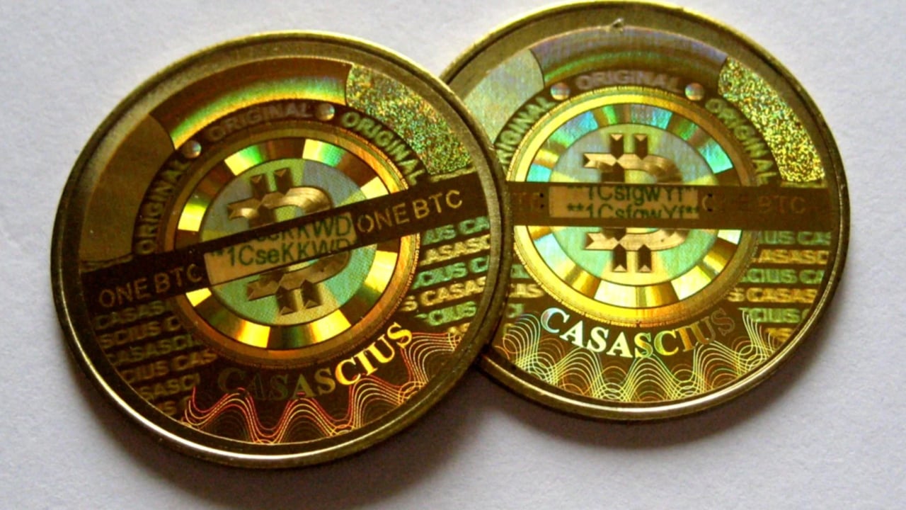 Casascius Bitcoin Sells for $ million at GreatCollections