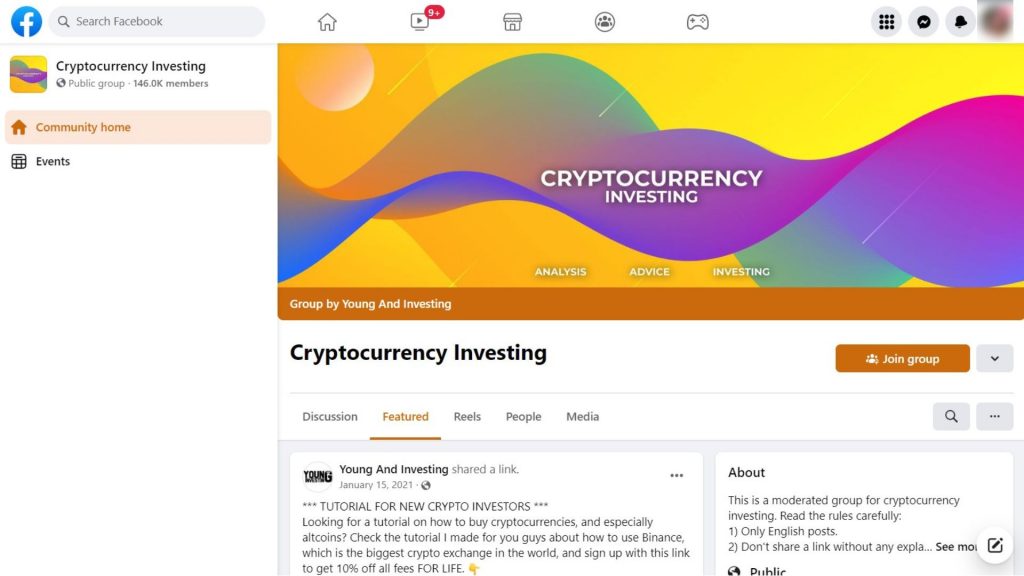 Cryptocurrency Groups to Join on Facebook - Coindoo