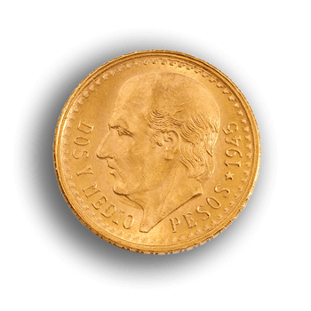 Mexican Peso Gold Coin - Hero Bullion