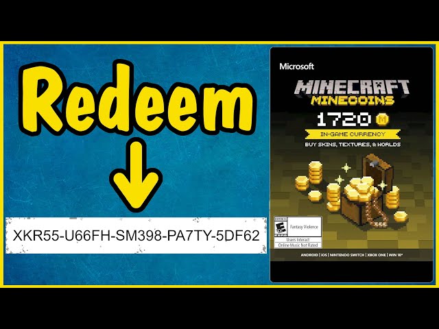 How do I redeem minecoins for minecraft on the switch? - Microsoft Community