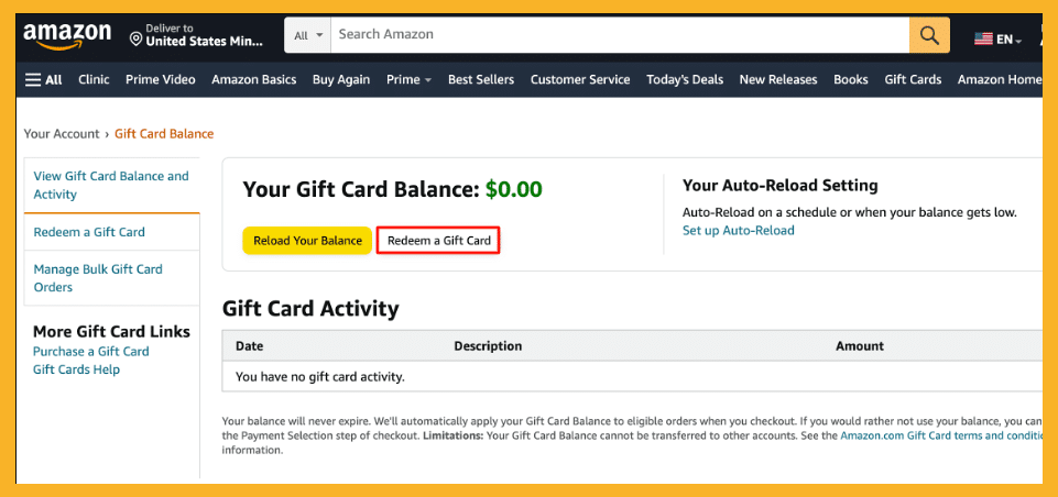 How to transfer Amazon gift card balance to bank account - House of Debt