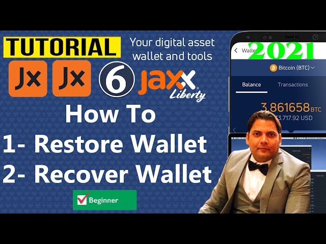 How to Recover Your Jaxx Liberty Wallet Cryptocurrency - Jaxxify - Jaxx Web Wallet