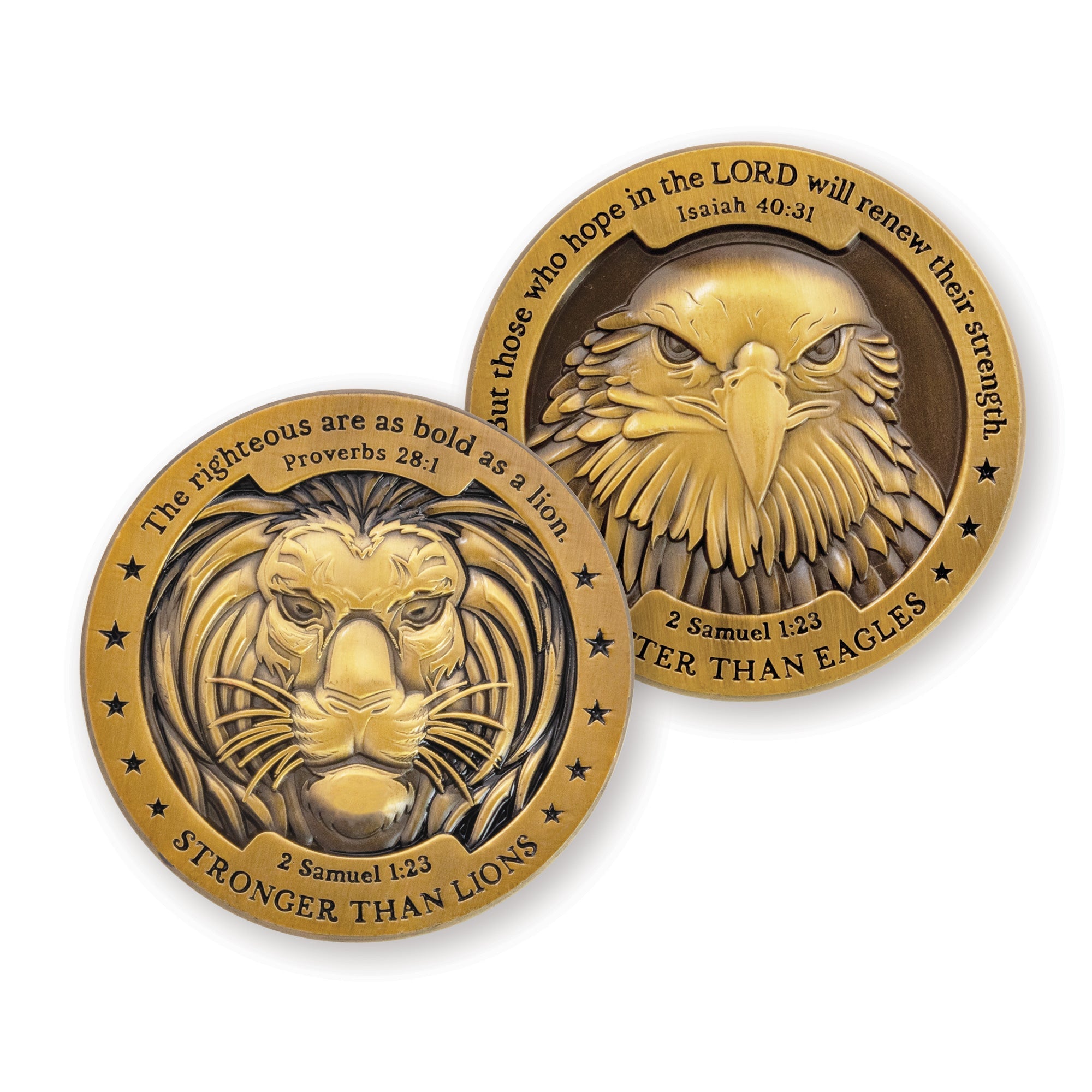 THE ETHIOPIAN Lion Coin Pendant – omiwoods