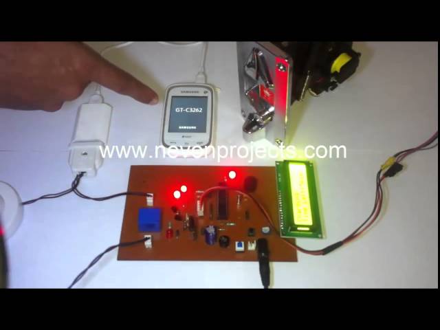 Mobile Charging On Coin Insertion Project