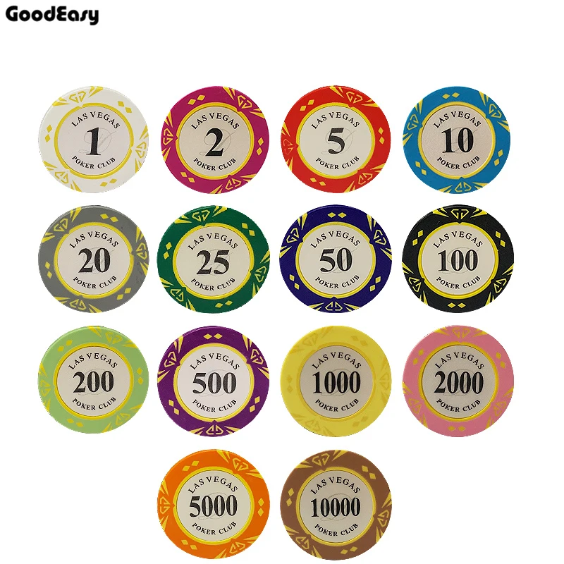 Poker Chips Set - Learn Poker Chips Colors Value & Rules