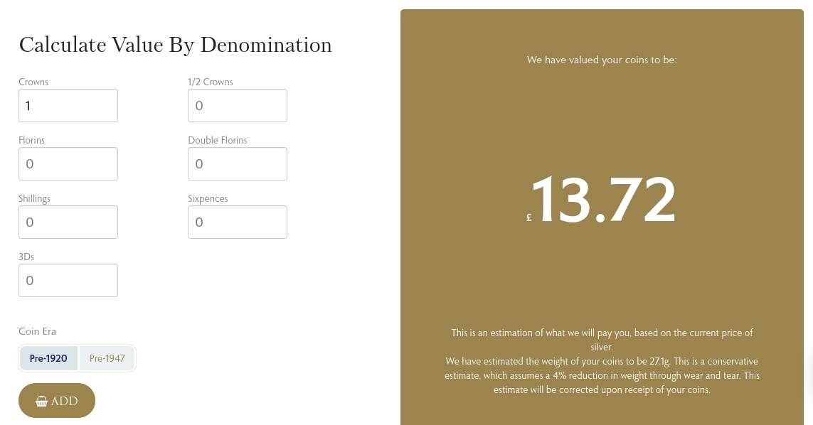 Coin Weight Calculator - Calculator Academy