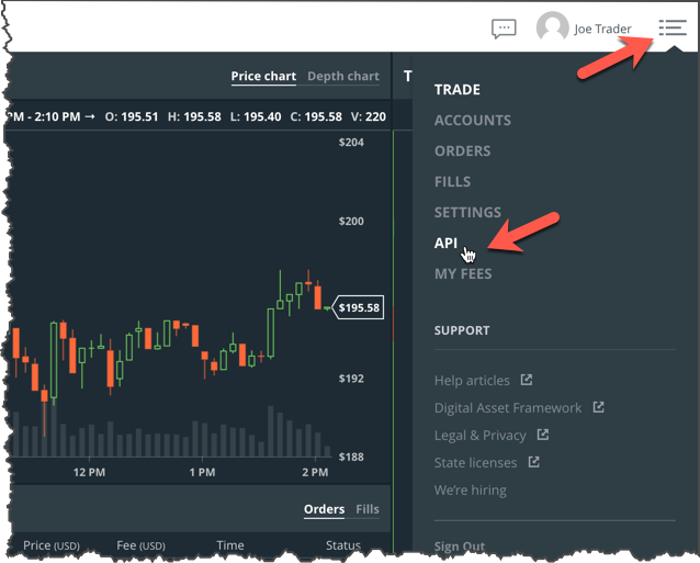 How to access automated trading APIs as a new user - Exchange/Pro API - Coinbase Cloud Forum