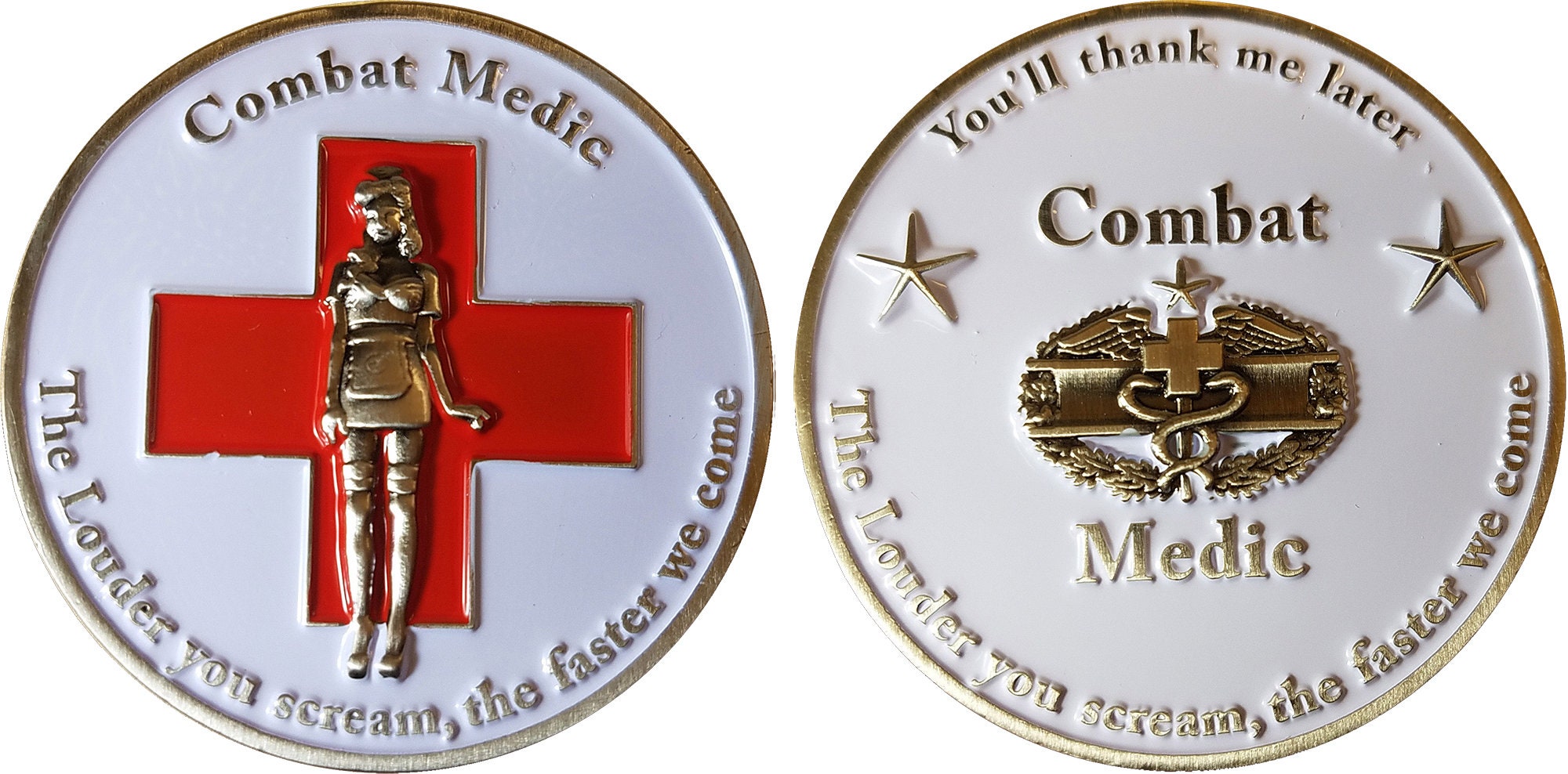 United States Army Combat Medical Specialist Challenge Coin US Army Medic Doc - Helia Beer Co