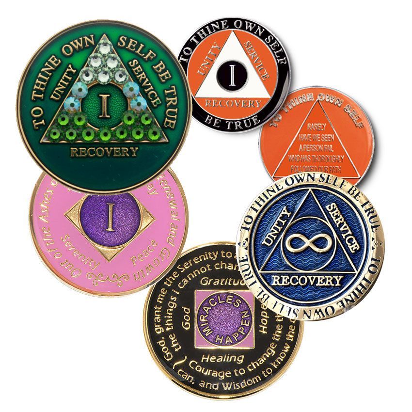 Customize Your Own AA Sobriety Coin — MY RECOVERY STORE