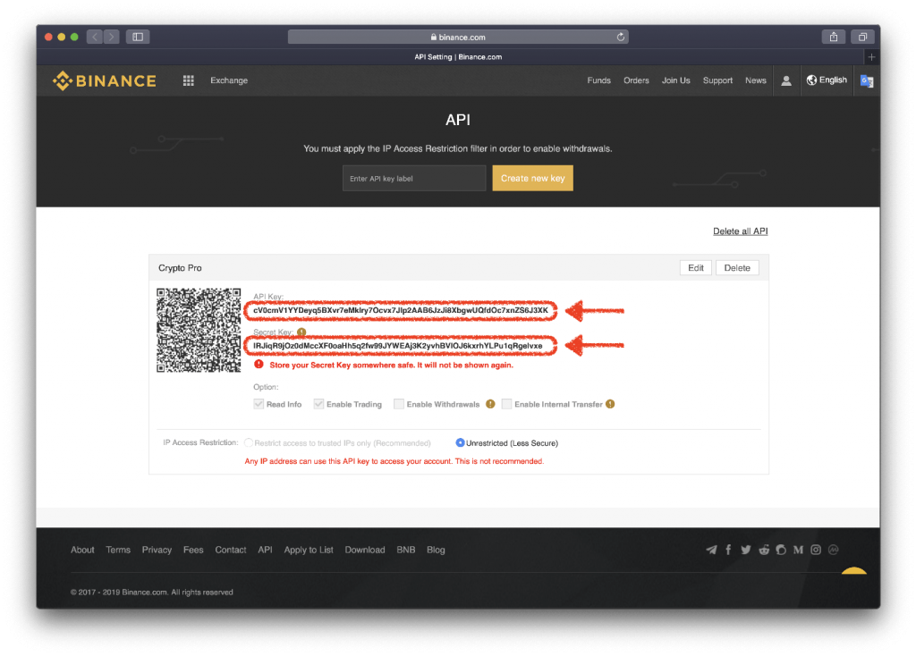 How to Create API Keys - Binance Futures | Cornix Help Center