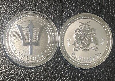 Compare prices of 1 oz Silver Barbados Trident Coin from online dealers