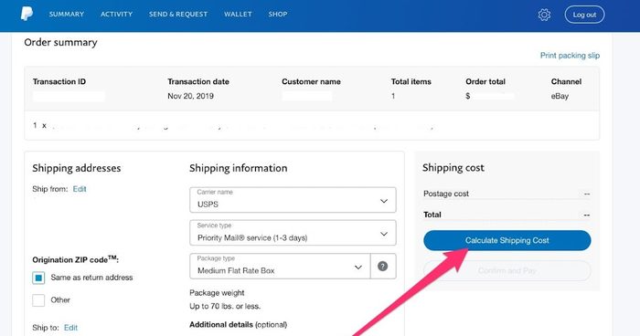 How to Create a PayPal Accepted International Shipping Label | Your Business