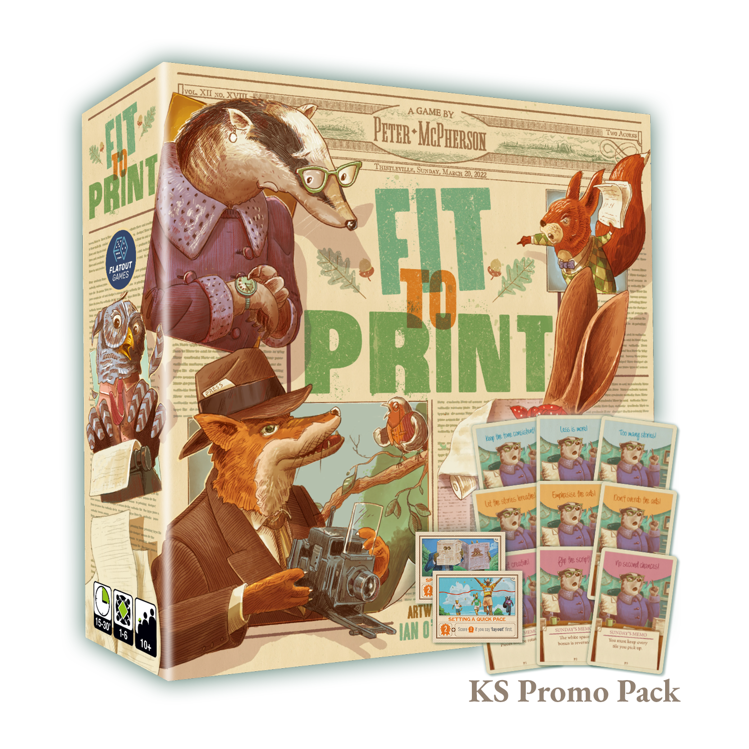 Fit to Print Kickstarter Edition | Board Games | Zatu Games UK