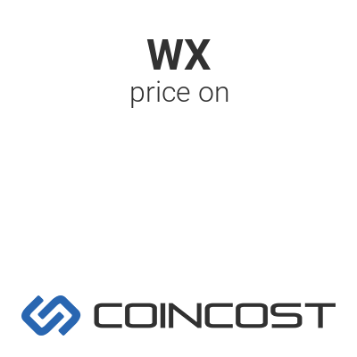 WX Token price today, WX to USD live price, marketcap and chart | CoinMarketCap