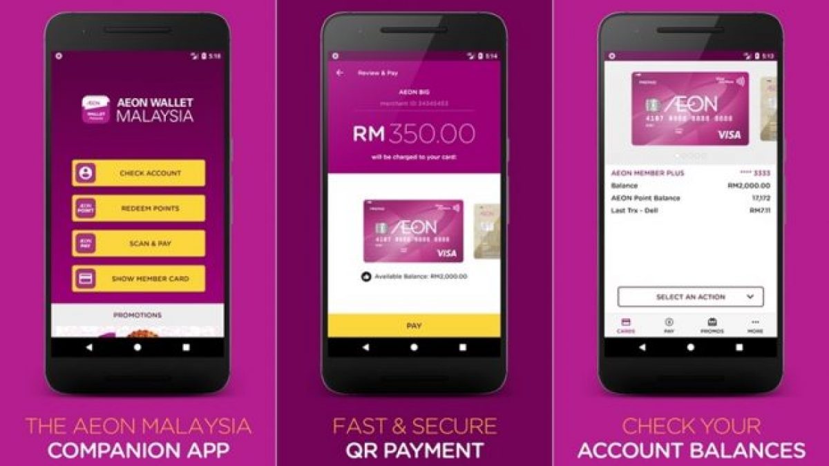 AEON launches e-wallet app for cashless payment - Zing Gadget