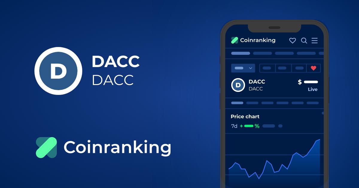 DACC price now, Live DACC price, marketcap, chart, and info | CoinCarp