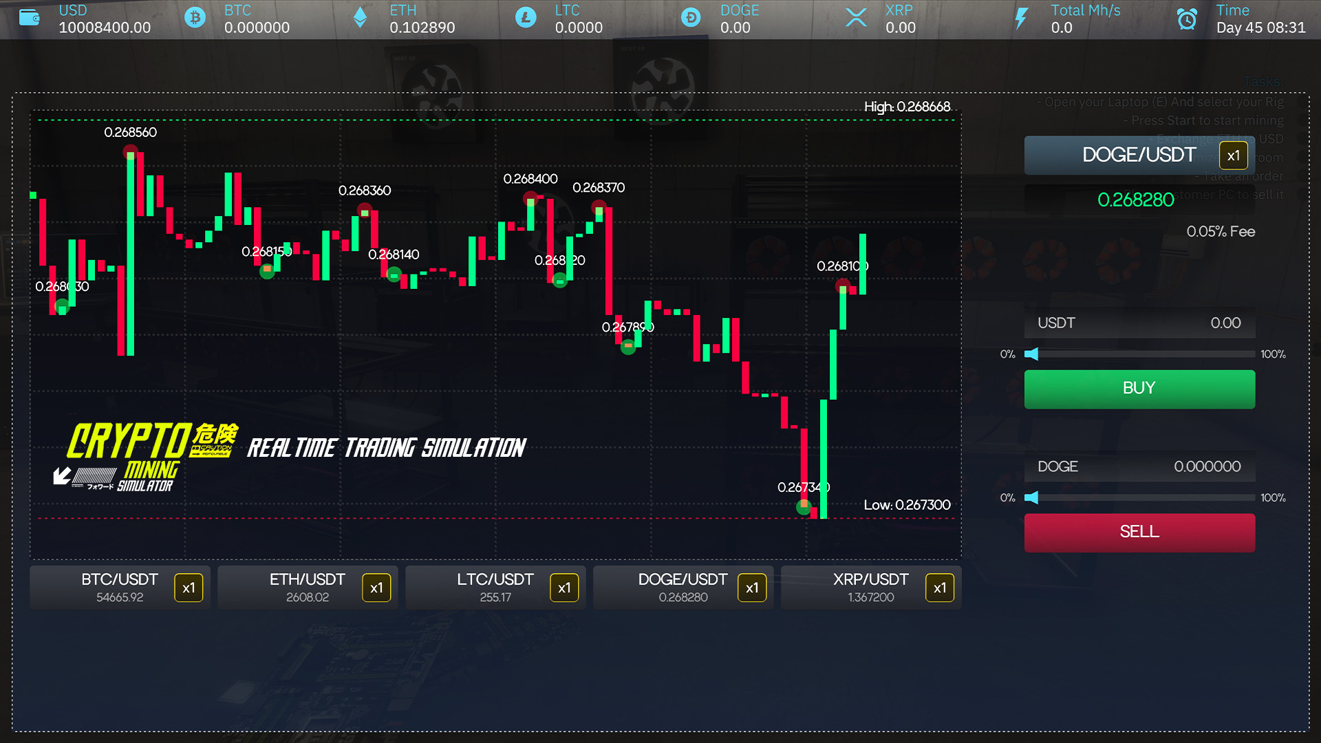 Bitcoin Hero - Bitcoin Trading Simulator