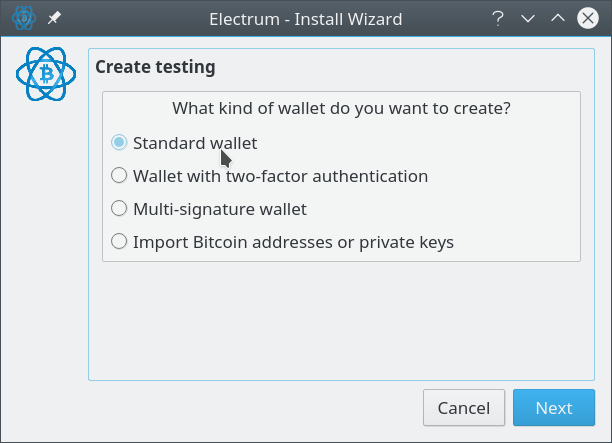 How to create a Bitcoin wallet with Electrum - Material Bitcoin