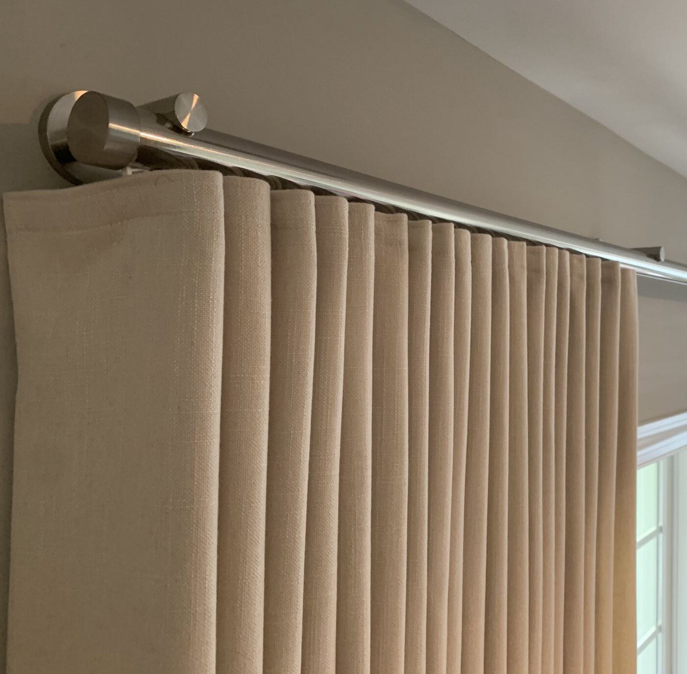 Lille Linen Curtains Drapes Ripple Fold Drapery – Homerilla