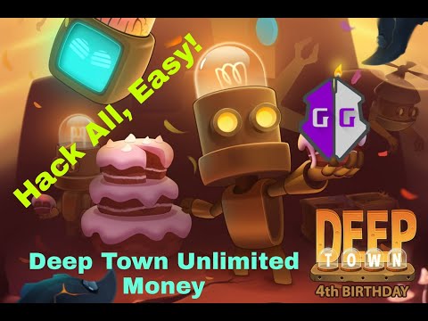 Deep Town:Mining Factory on Behance | Game logo, Game design, Game app