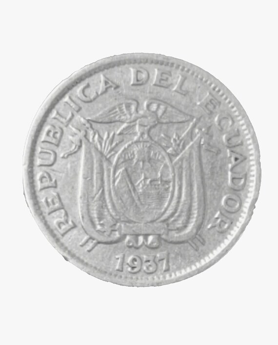 REPUBLICA DEL ECUADOR ANTONIO JOSE DE SUCRE NICKEL UN SUCRE KM# 