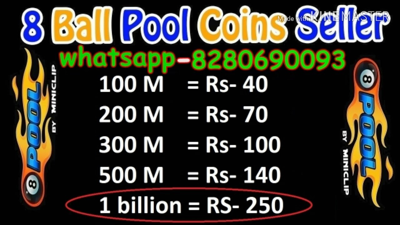 Buy and Sell 8 Ball Pool Coins with Crypto - Cheap Cards