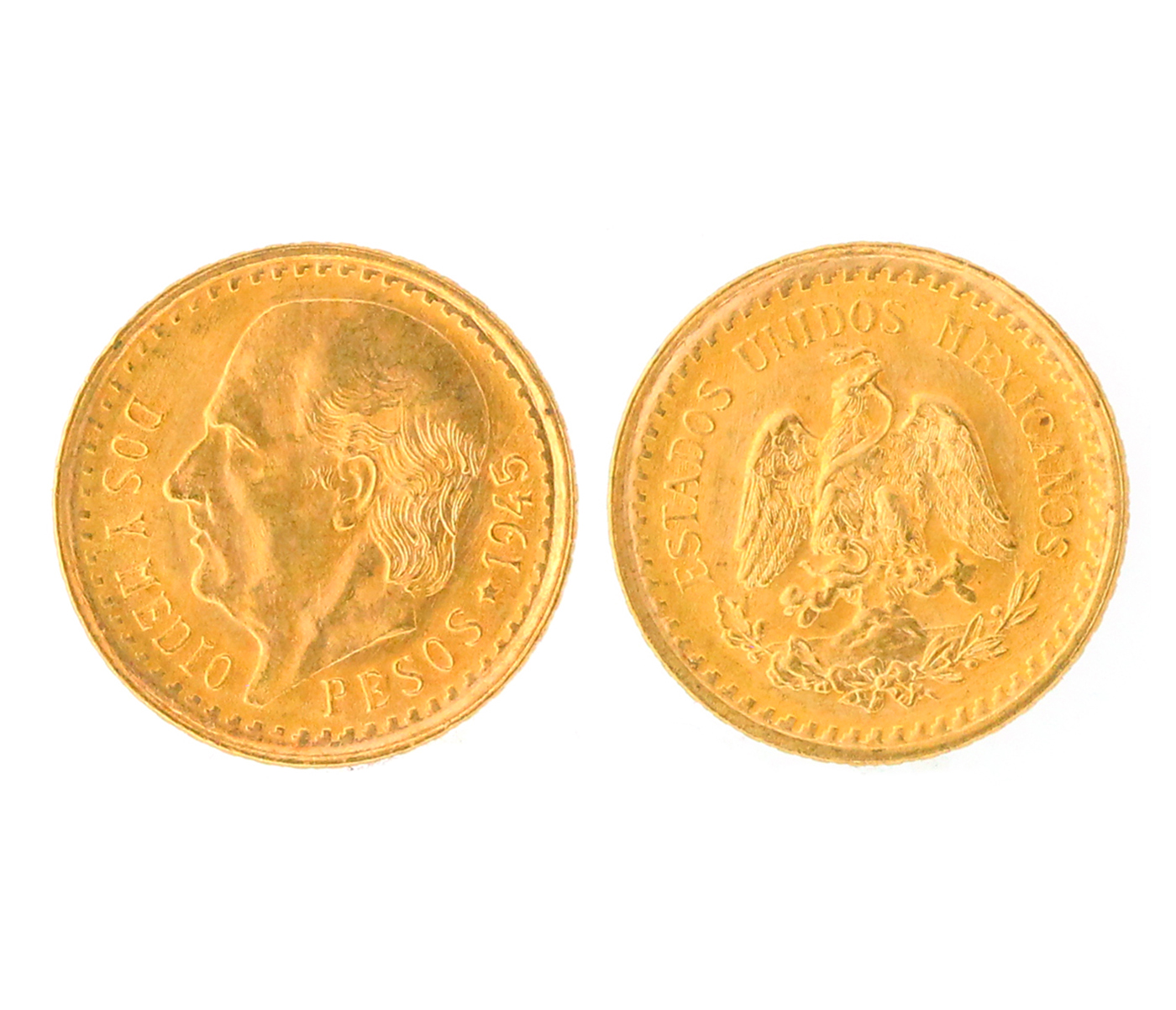 Compare prices of Mexico Gold 2 1/2 Pesos from online dealers