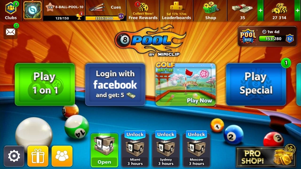 ดาวน์โหลด 8 Ball Pool Coins Simulated บนพีซี | GameLoop Official