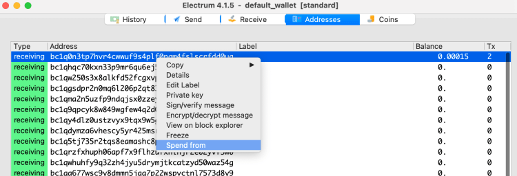 Electrum Bitcoin Wallet