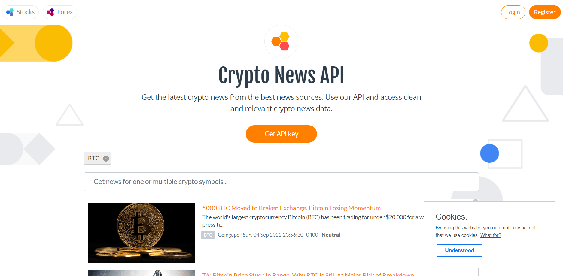 bitcoinlog.fun - Cryptocurrency API provider