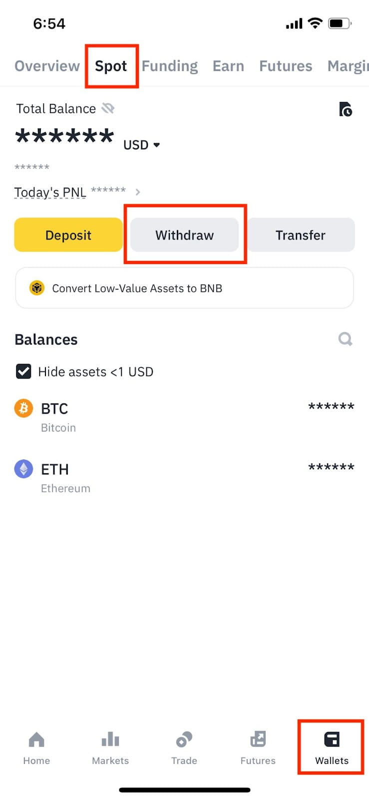 How to withdraw crypto from your Wirex account