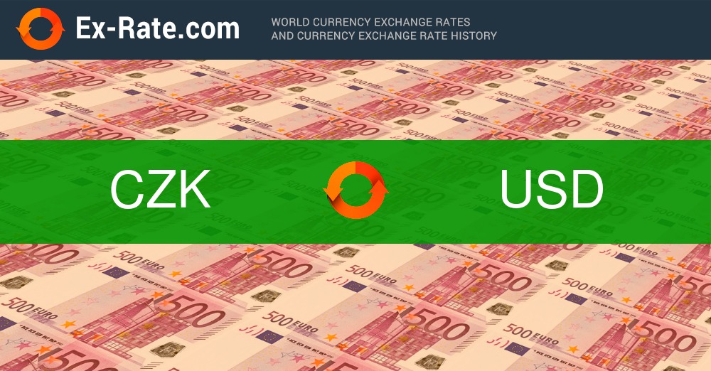 US Dollar to Czech Koruna - Convert USD to CZK