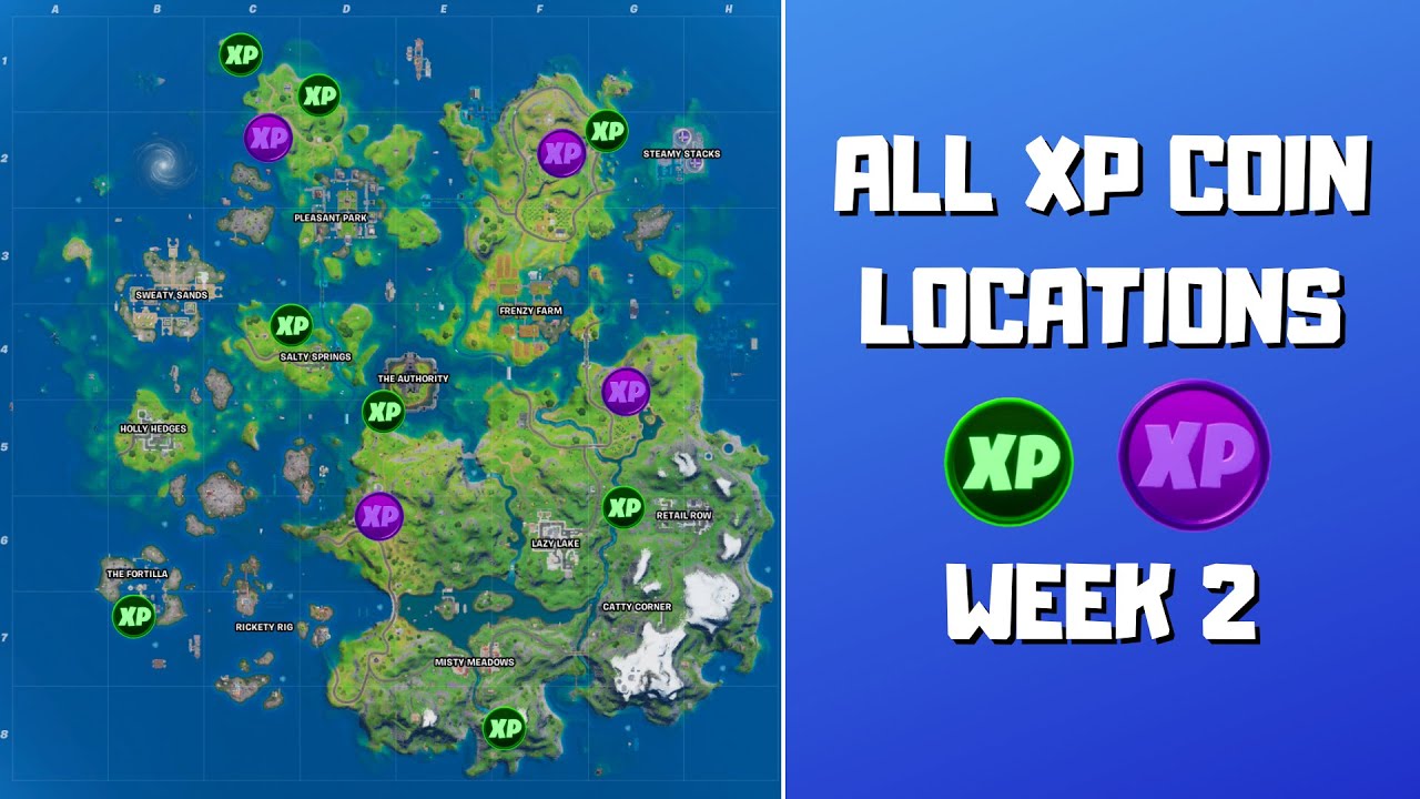 All Fortnite Season 3 Week 8 XP Coin Locations