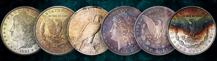 What Is Rainbow Coin Toning? - Grand Rapids Coins