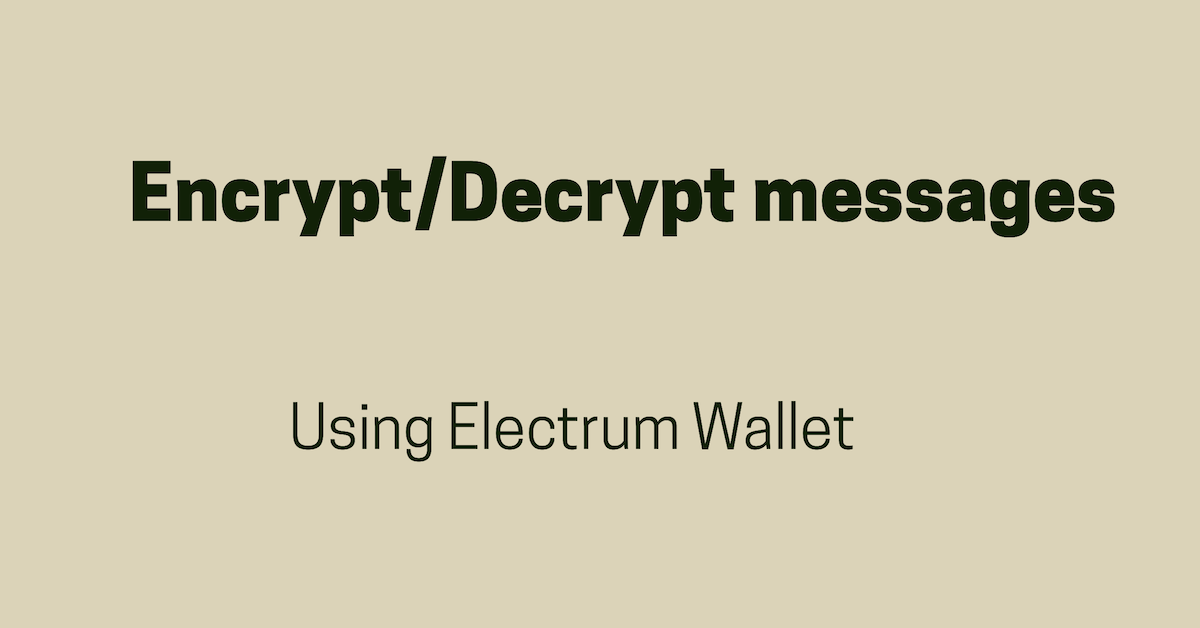 Electrum Bitcoin Wallet – Bitcoin Guides