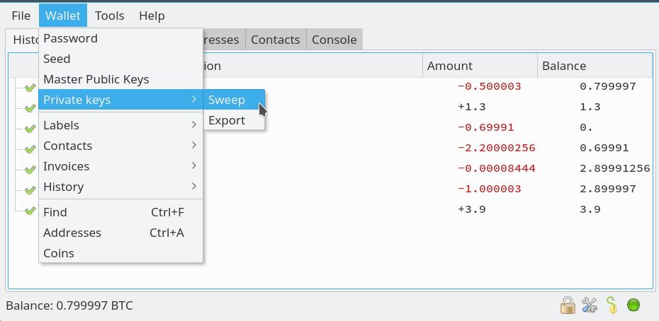 How to get public key from a Electrum based wallet?