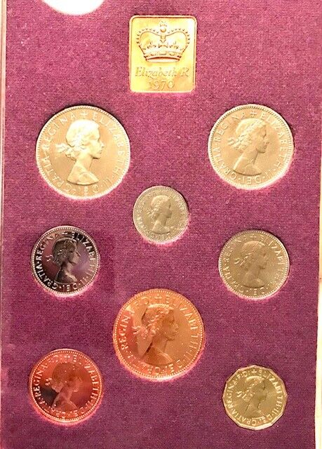 UK Annual Set Proof : 8 Pre Decimal Coins | The Britannia Coin Company