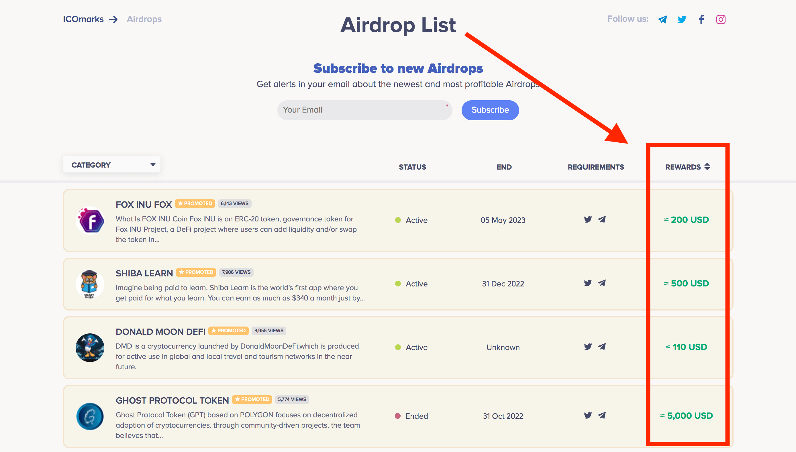 Ethereum Airdrops Overview - Claim free ETH.