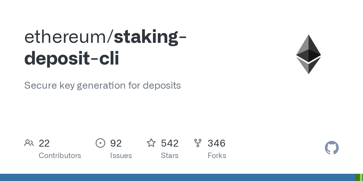 Ethereum Staking Deposit CLI Contributor | GitPOAP