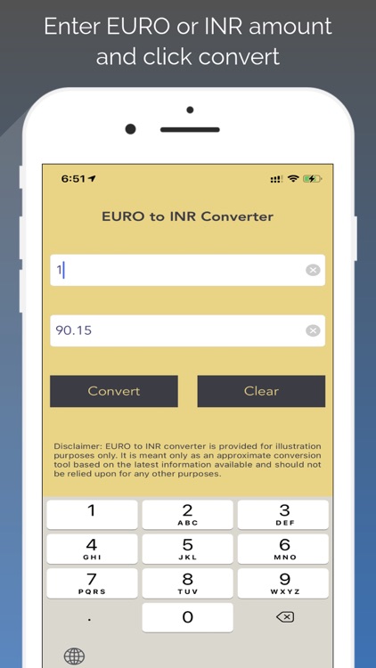 Convert Euros (EUR) and Indian Rupees (INR): Currency Exchange Rate Conversion Calculator