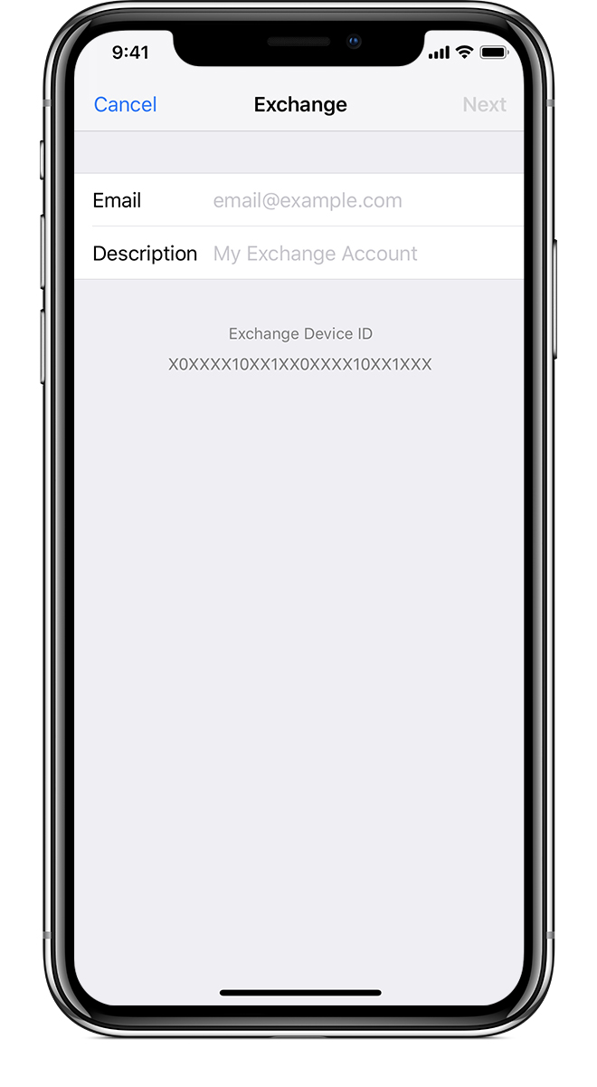 Configuring an Exchange account on iPhone and iPad - OVHcloud