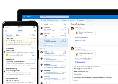 Learn about connecting Inbox to a Microsoft Exchange account