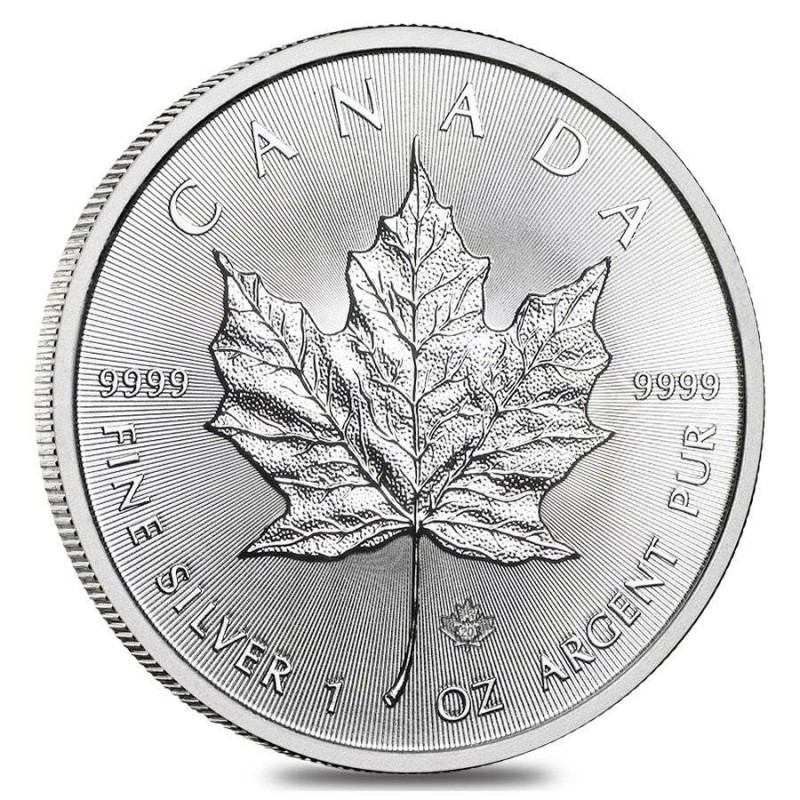 1oz Silver Canadian Maple Leaf - MyGold