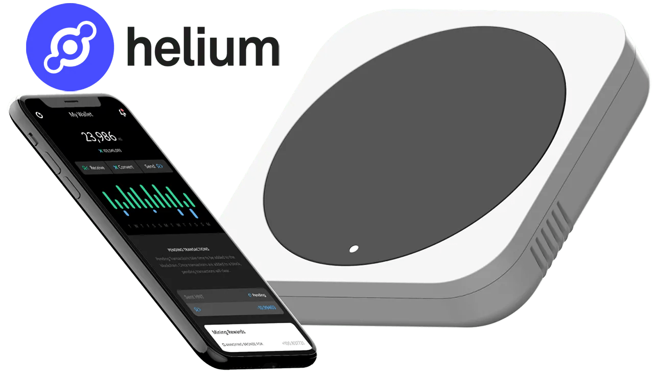 Nebra Indoor Helium HNT Hotspot Miners US MHz - Helia Beer Co